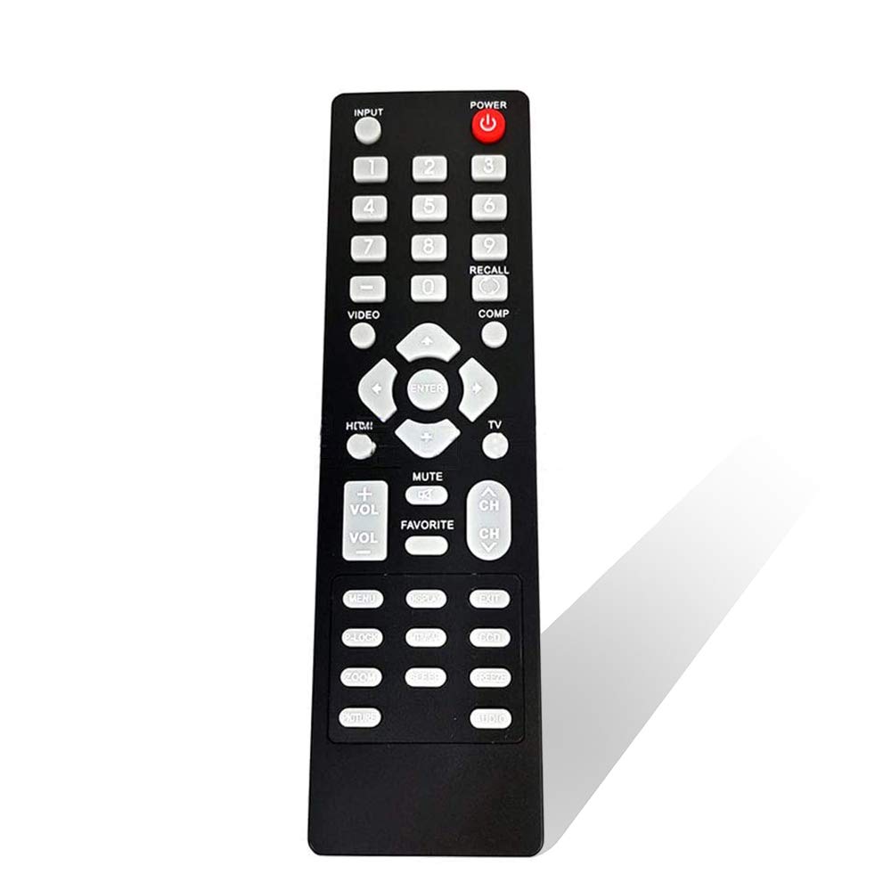 KubKugo NS-ZRC-101 Remote Control Replacement fit for Insignia TV NSLCD42HD09 NSLCD19 NSLCD1909 NSLCD1909CA NSLCD1923 NSLCD19F NSLCD2209 NSLCD26 NSLCD2609 NSLCD2609CA NSLCD26A