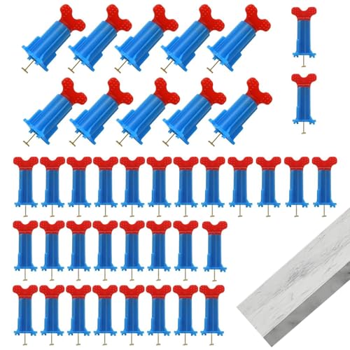 Strumento di livellamento per piastrelle, distanziatori riutilizzabili per piastrelle, set di composti di livellamento per pavimenti con perno a T per costruire pareti e pavimenti