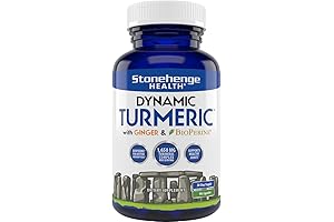 1,650 mg Joint Health Supplement with Curcumin, Ginger, & BioPerine