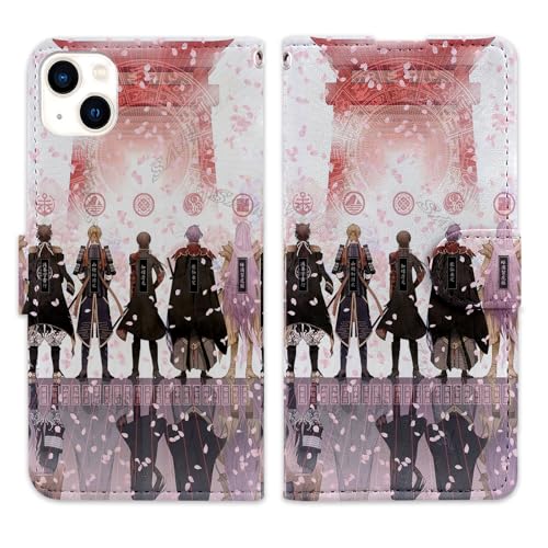 刀剣乱舞 スマホケース iphone 16 pro 手帳型 全機種対応 携帯ケース ケース ストラップホール付き 可愛い 手帳型ケース