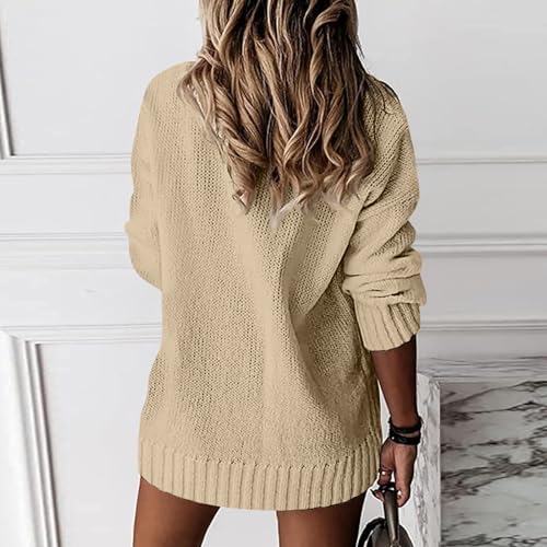 Oversized Sweaters for Women V Neck Long Sleeve Tunic Casual Cute Swearers - image 2
