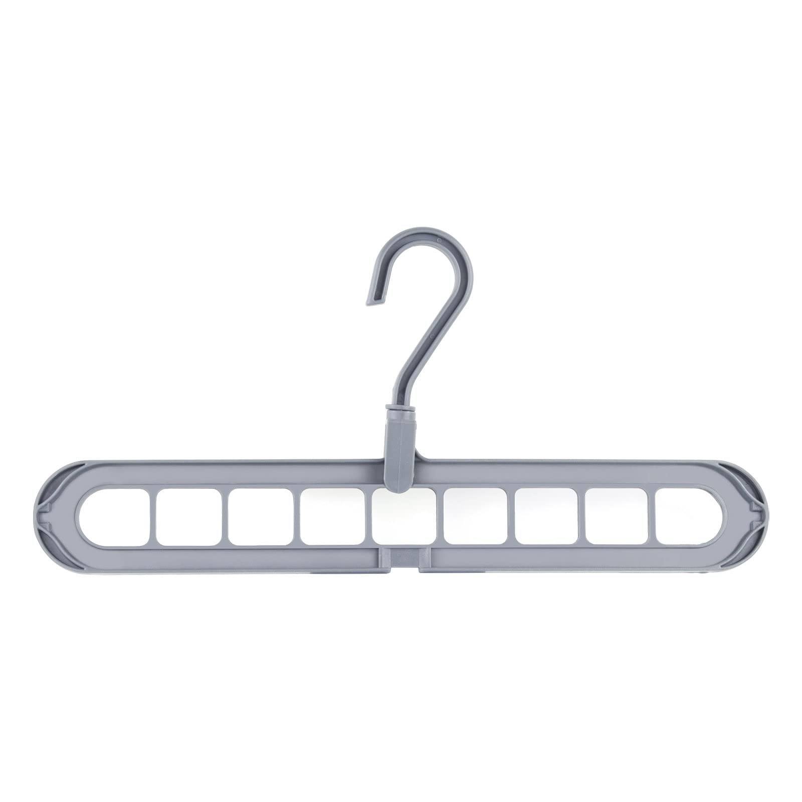 GONMDOPY Coat Hangers,Multi-Port Clothes Hangers for Clothes Drying Rack Multifunction Clothes Rack, for Clothes, Coats, Dress, Shirt,Space Saving/Grey/Size