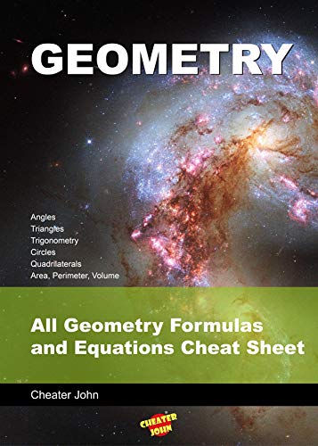Geometry: All Geometry Formulas and Equations Cheat Sheet