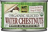 Native Forest Organic Sliced Water Chestnuts - Water Chestnuts Sliced Canned Organic, Water Chestnuts Canned, USDA Organic - 8 Ounce (Pack of 1)