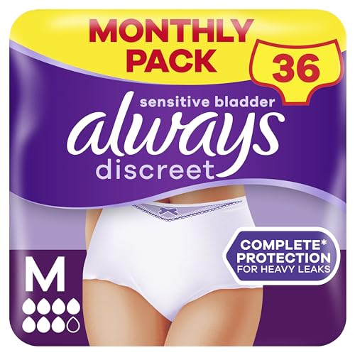 Always Discreet Incontinence Pants Women, Medium