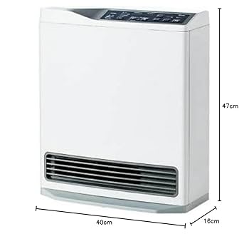 ガスファンヒーター リンナイ 都市ガス用 RC-F3501E-1 Amazon | Standard RC-U5801E-WH 13A [ガスファンヒーター 50号