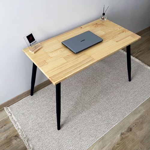 Wood Computer Desk, Handmade Furniture (46x24 inches)