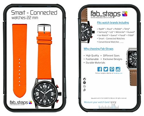 Franch arancione pelle sostituzione del cinturino