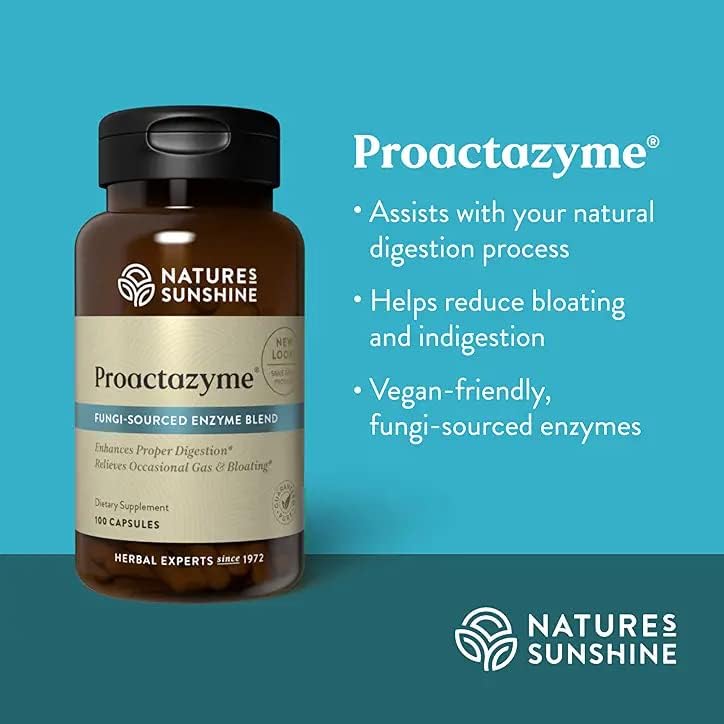 Nature's Sunshine Proactazyme 100 Capsules