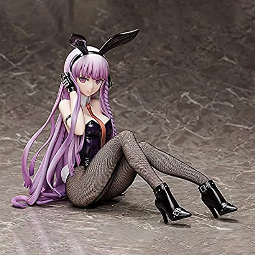 Danganronpa Figures, Kirigiri Kyoko Figure Statue 17cm/6.7inch Bunny Girl Ornament Model Action Figures Cartoon Toys Anime Collection Decoration Gift
