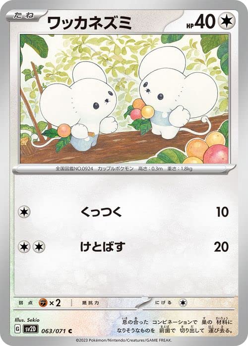 イッカネズミ AR 20枚セット SV2D クレイバースト Amazon.co.jp: ポケモンカードゲームSV sv2D 拡張パック クレイ