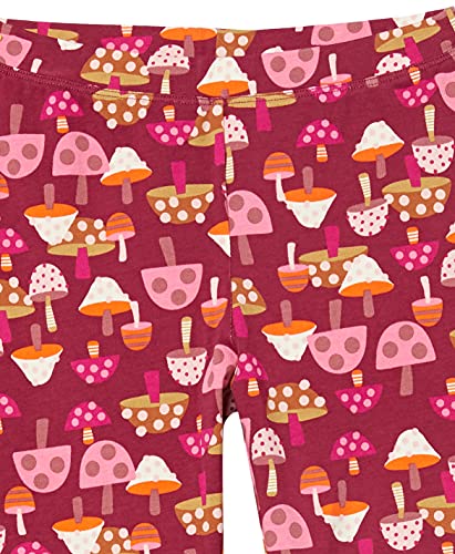 image for Amazon Essentials Girls' Leggings, Pack of 5, Dark Rose/Grey/Light Pin