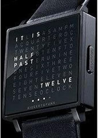 qlocktwo watch ebay