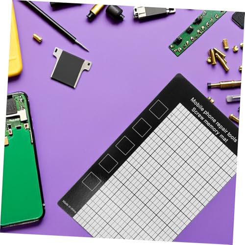 Tapis magnétique à vis flexible pour ranger 20 petites vis d'électronique - 4