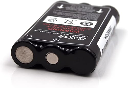 Miniatura 4 de Lunggwey Paquete de 2 baterías Ni-MH de 7.5 V 1200 mAh HNN9018A de repuesto para baterías HNN9018AR, HNN9018BR, compatible con radio bidireccional