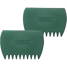 Leaves Grabber - 2 PCS Handheld Hazelnut Leaf Scoop for Fast Lawn Cleanup, Garden Leaf Scoops Hand Rakes for Fallen Leaves, Grass Clippings and Yard Trash