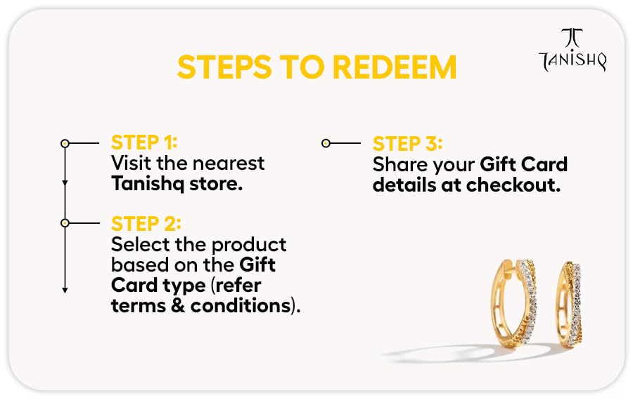 Image of Tanishq - Gold Jewellery | | E-Gift Card | Instant delivery | Valid for in-store purchases | Ideal gift for birthday, anniversary & wedding