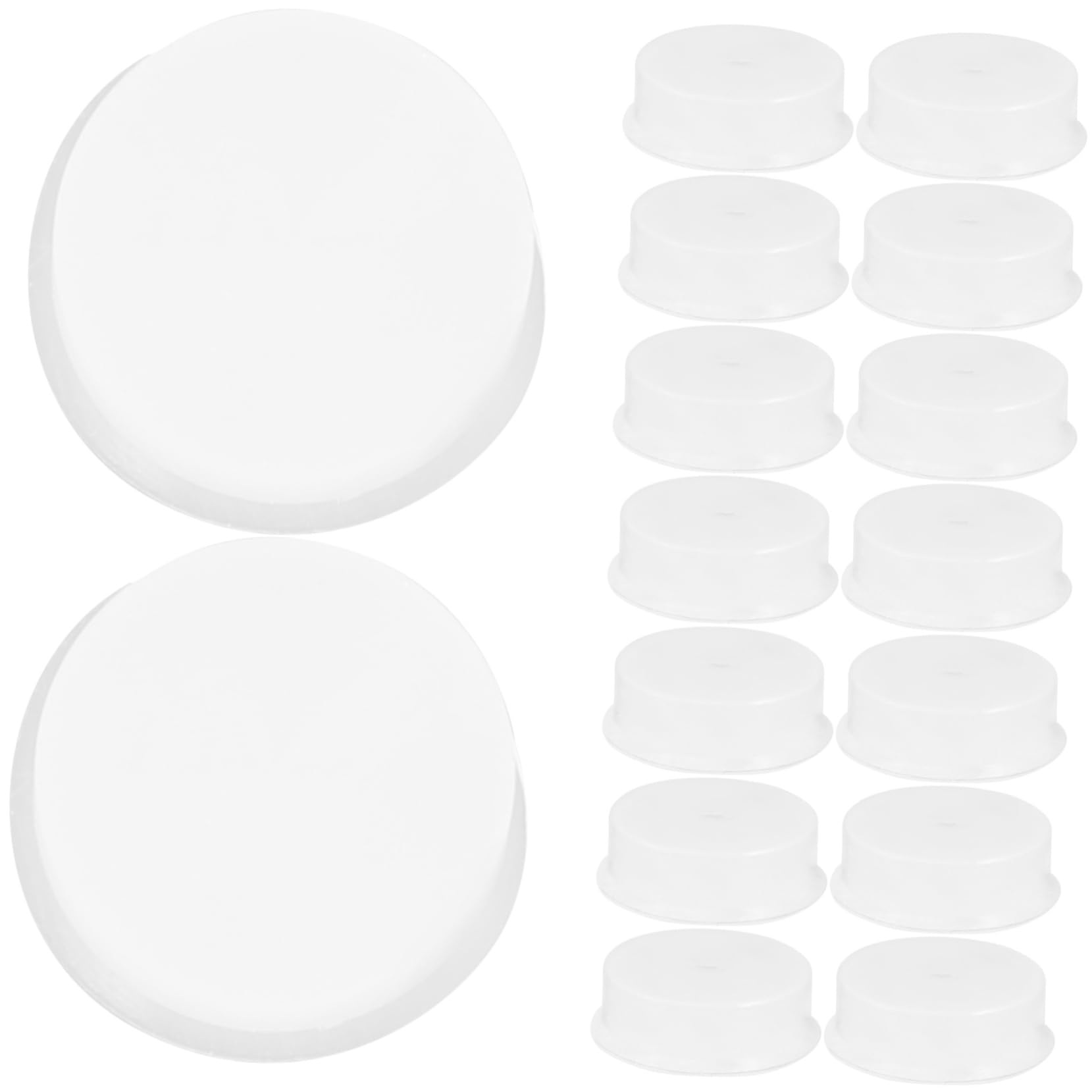 Yardwe 20pcs Flute Hole Plugs Silicone Key Caps for Open Hole Flute with Moderate Tightness for Musicians and Instrument Care