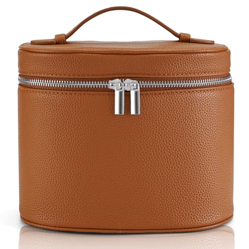 Xanthelle Neceser para Mujer Grande, Maletín de Maquillaje Portátil & Estuche de Belleza, Bolsa de Maquillaje con Separador, Neceser & Organizador de Cosméticos para Viajes