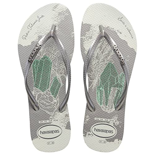 Chinelo Slim Party, Havaianas, feminino, Branco, 35/36