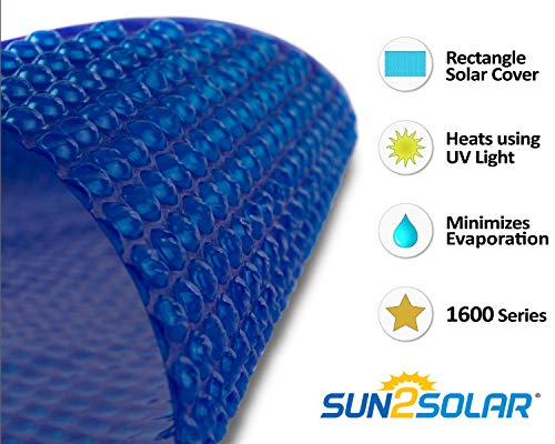 Solar Pool Cover for In-Ground and Above-Ground Rectangular Swimming Pools