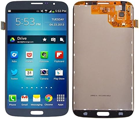 For Samsung Mega 9200 LCD Screen Replacement Blue,For Samsung Health(TM)LCD Display Touch Digitizer Screen Replacement Assembly for Samsung Mega I9200 I9205 I527 L600 6.3 inch