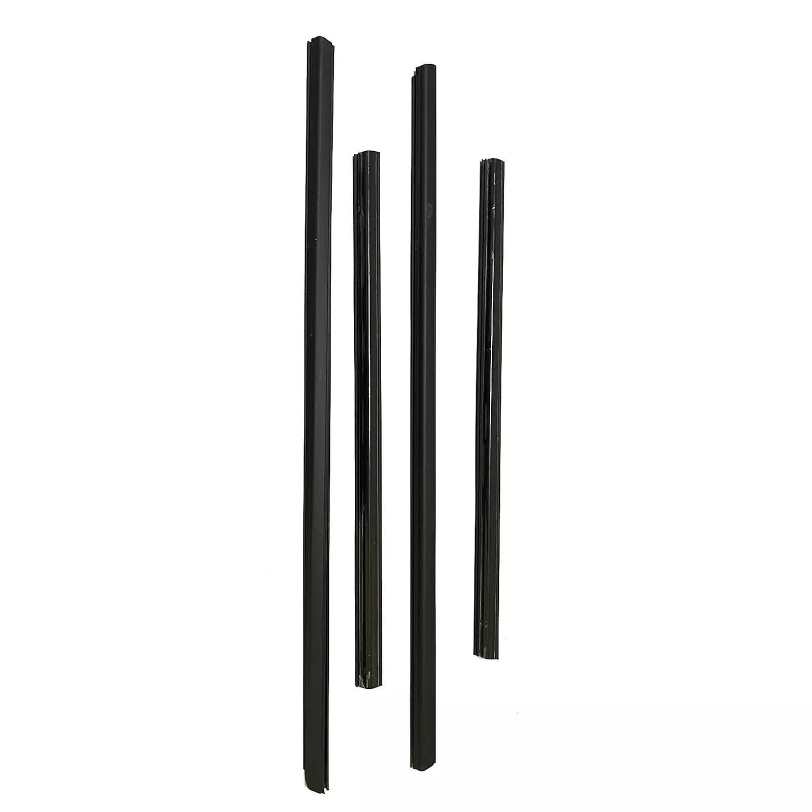 Trfbd One Color 4Pcs Door Belt Weatherstrip Molding Seal For Fit For Jazz 2008 2009 2010 2011 2012 2013 Rubber