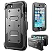 i-Blason Armorbox Case Designed for iPhone 5/5s/SE, [Built-in Screen Protector] [Full Body] [Heavy Duty Protection ] Holster Bumper Case for Apple iPhone SE/iPhone 5S/5 (Black)