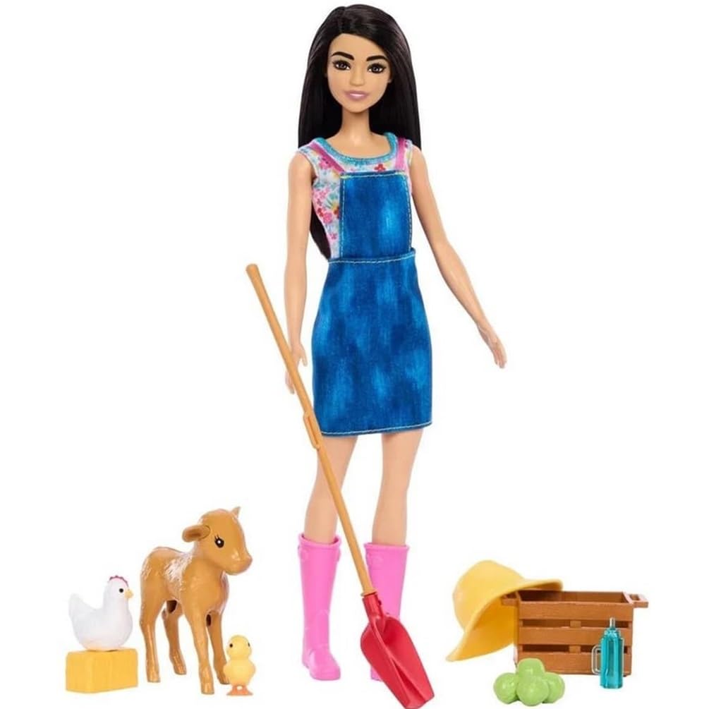 Barbie Doll & Accessories Makeup Artist Fashion Doll (Farmer)