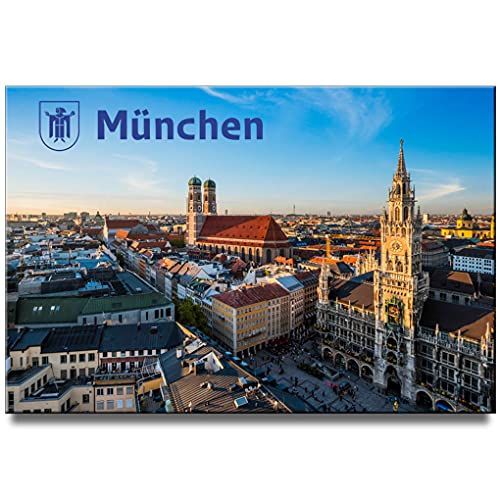 Imán de nevera Munich Alemania Souvenirs Bavaria