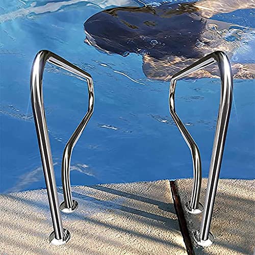 Barandal para piscina de acero inoxidable con accesorios miniatura 2