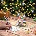 POPWOW Christmas Piano Cats Pop Up Card, Cute Cats on Piano, Xmas Tree, 3D Greeting Card, Gift for Cat Person, Kid, Boy, Girl, Sister, Brother, 5x7 - Includes Envelope And Message Note