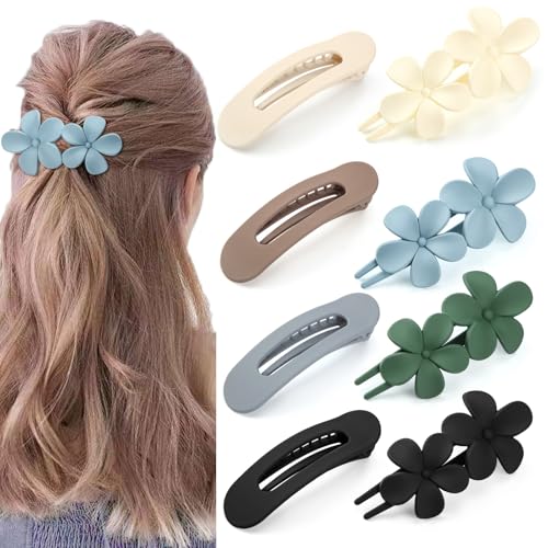 Save 50% on 8 PCS Flat Hair Clips for Thin Hair