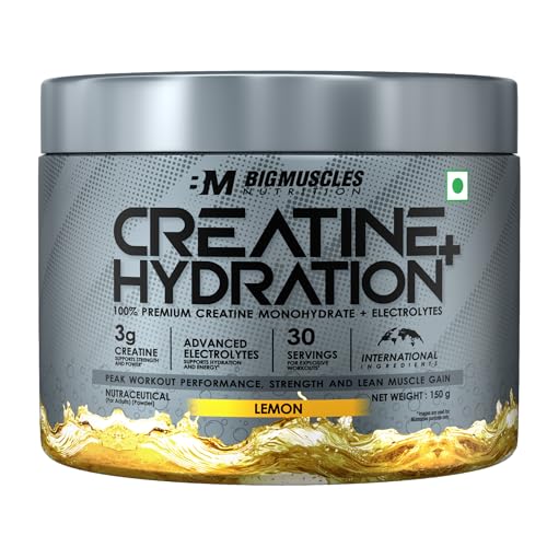 Image of Bigmuscles Nutrition Creatine + Hydration (150g, Lemon)