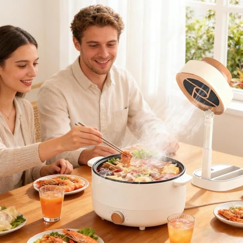 Ventilador de cocina para mesa ideal para cocinar sin olores en apartamentos 3