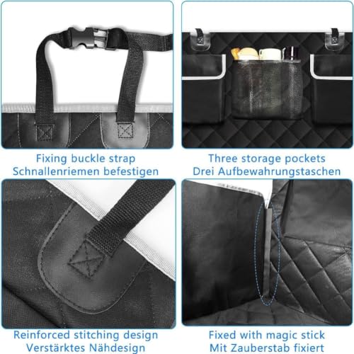 Protector para maletero de Audi Q5 G1 que evita pelos, arañazos y humedades de perros 7