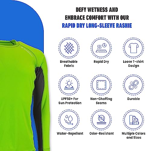 Sharkskin Rapid Dry camiseta de manga larga para adulto unisex, ajuste holgado miniatura 2