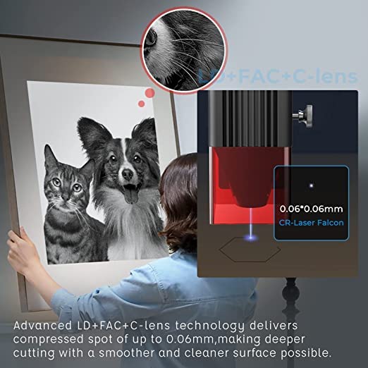Image of 3IDEA CR CV-30 Falcon Laser Engraving Machine (10W)