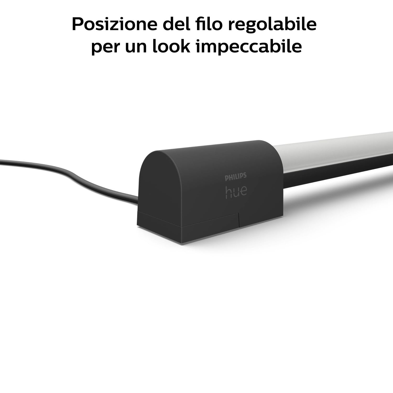Philips Hue Play Gradient Light Tube, Tubo Luminoso LED Smart, per Tv da 40"-55", Nero