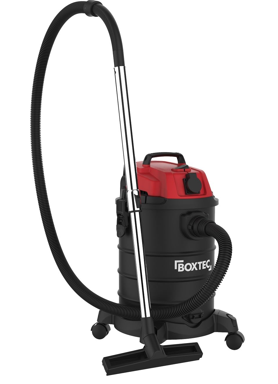 BOXTEC NTS 30 - Aspirador industrial en seco y húmedo (30 L, encendido automático, hasta 2000 W, con función de soplado, limpieza de filtro, sin bolsa)