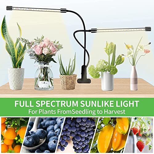 Juhefa TSJZZ Led Grow Light, Full Spectrum Clip On Plant Light With Red Blue Yellow Bulbs thumb #5