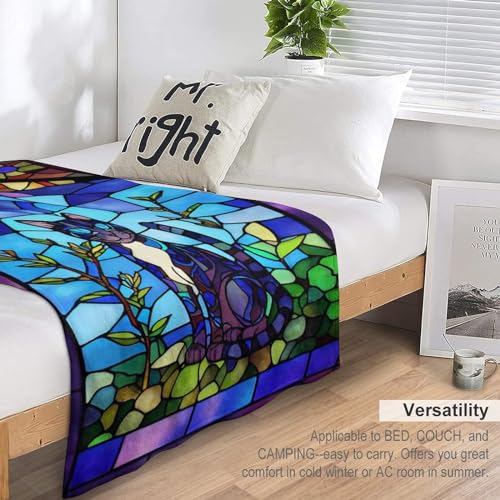 Couvre-lit effet velours supérieur en flannel polyester chaud et durable - 7