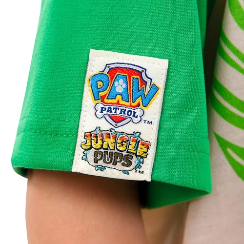 Paw Patrol Pajamas | Jungle Pups Boys Summer Pajama Set | Skye Chase and Marshall Short Pajamas for Boys3