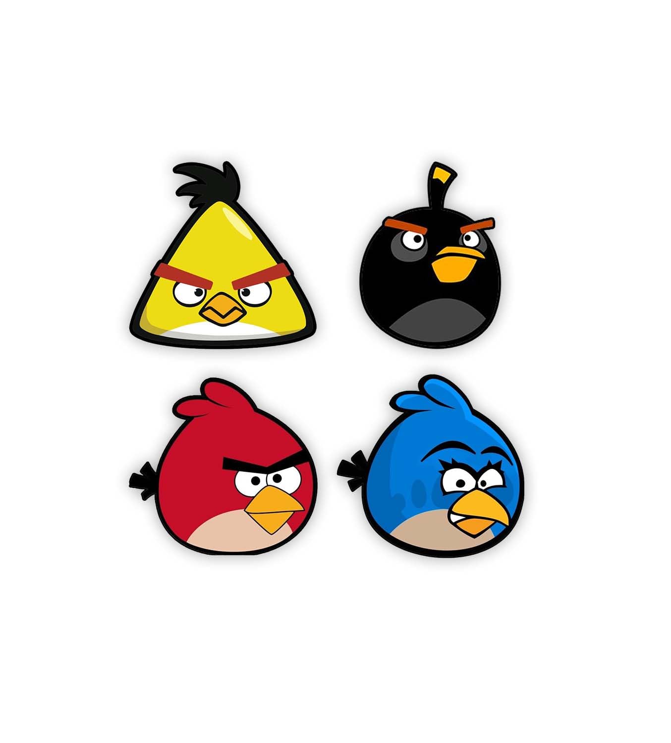 Gift Me Bazar Angry Bird Wooden Fridge Magnet Gift and Decoration Cartoon Theme Magnet | Birthday Gift for Kids | Home & Kitchen Decor Magnet | Magnet for Refrigerator-image-48