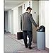 Rubbermaid Commercial Products Untouchable 21 Gal Half Round Gray for Offices/Mailrooms/Classrooms/Areas of High Waste Generation