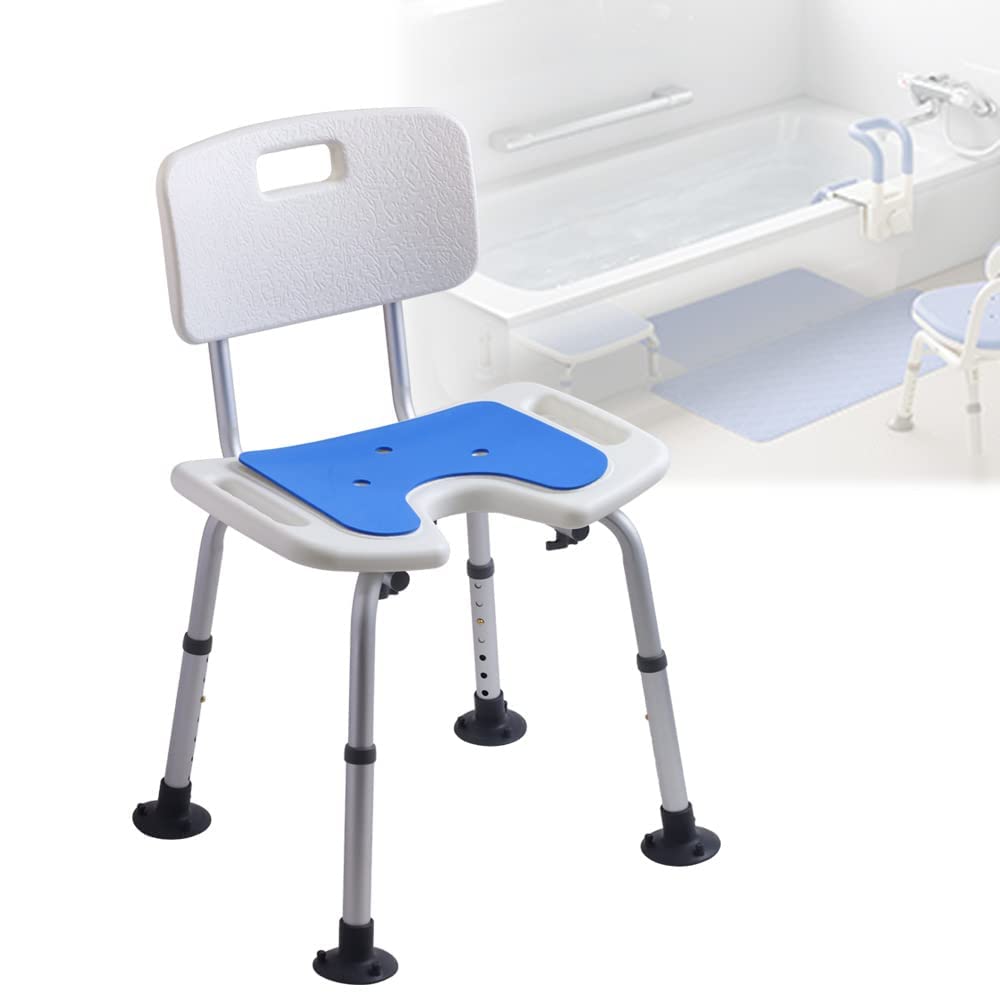 Amazon.co.jp: iimono117 シャワーチェア 介護用 高さ調節 お風呂 椅子