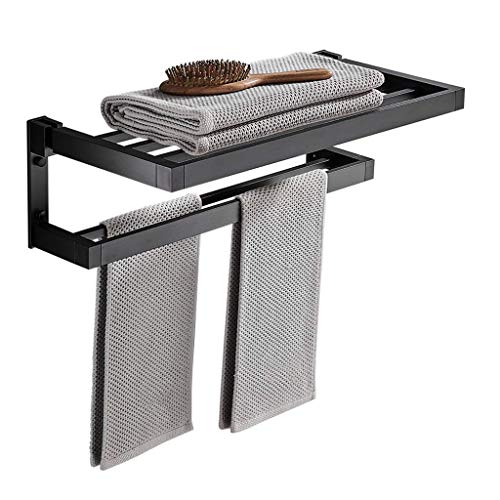 Porte-serviette de salle de bain en aluminium spatial haut de gamme