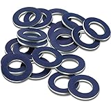 20 Pieces Aluminum Oil Drain Plug Washer Gaskets Compatible with Toyota 90430-12031