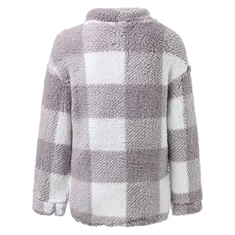 Sweater Women Cardigan Ladies Autumn And Winter Long Sleeved Double Pocket Plaid Wool Coat Small Cardigans for Women Cover