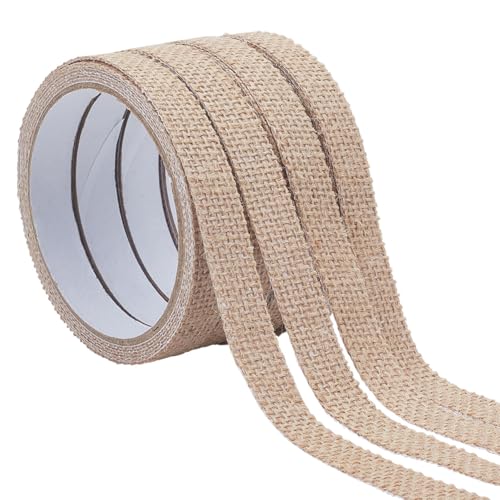 Ruban de jute pour scrapbooking et finitions propres sans colle